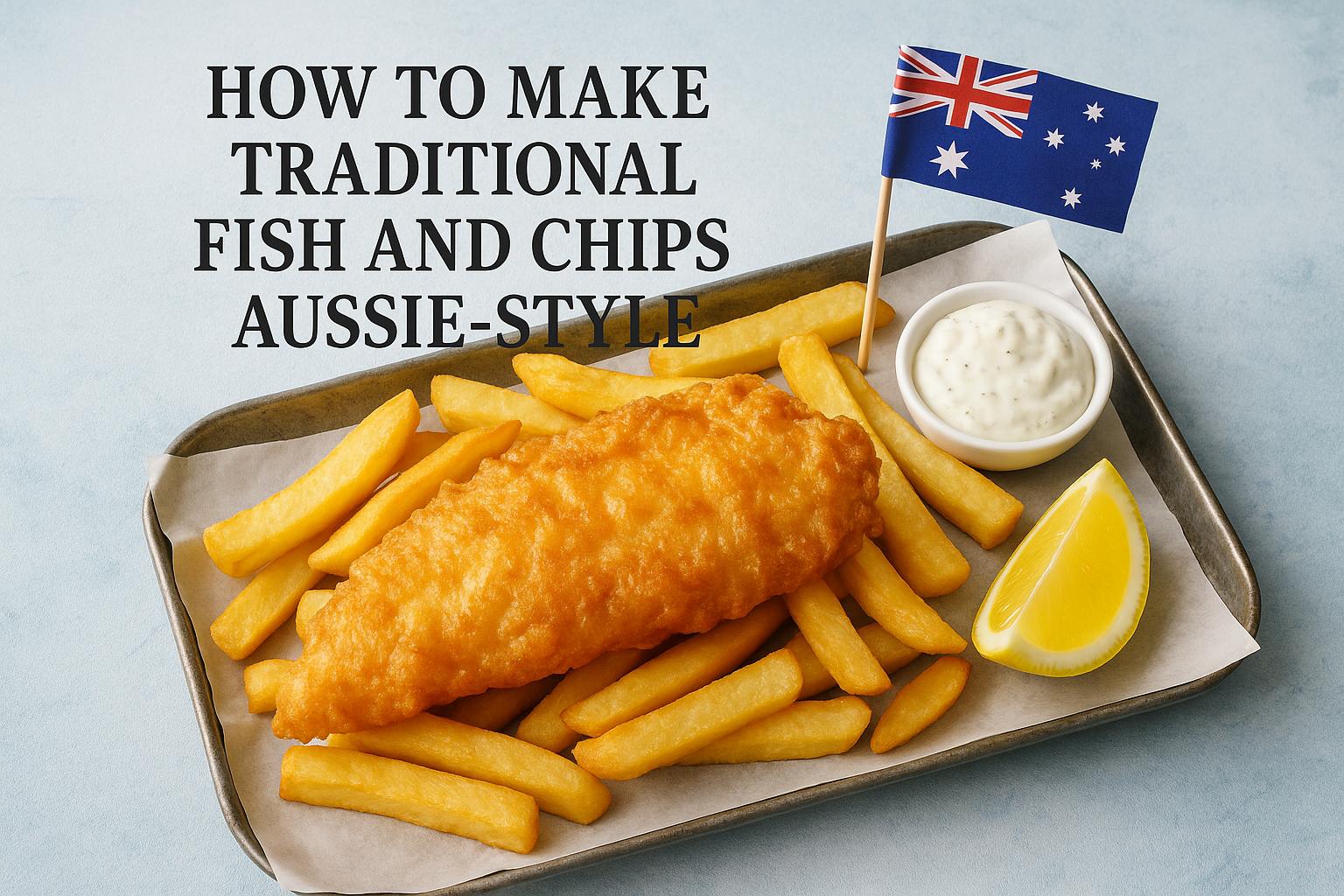 How to make a traditional fish and chips Aussie-style.