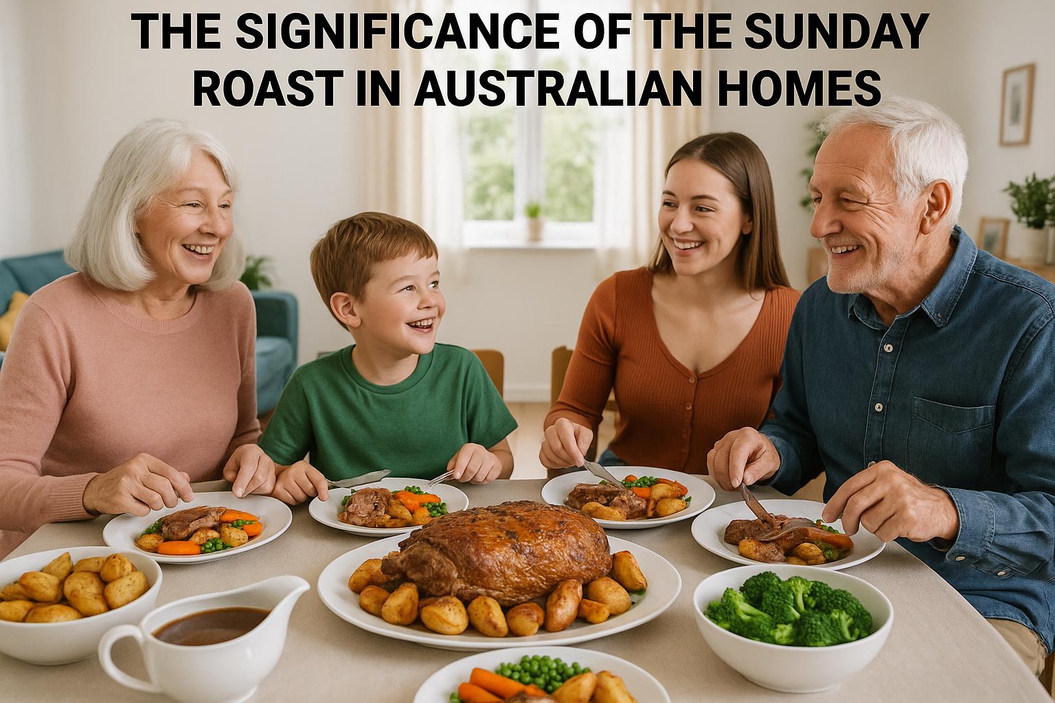 The significance of the Sunday roast in Australian homes.